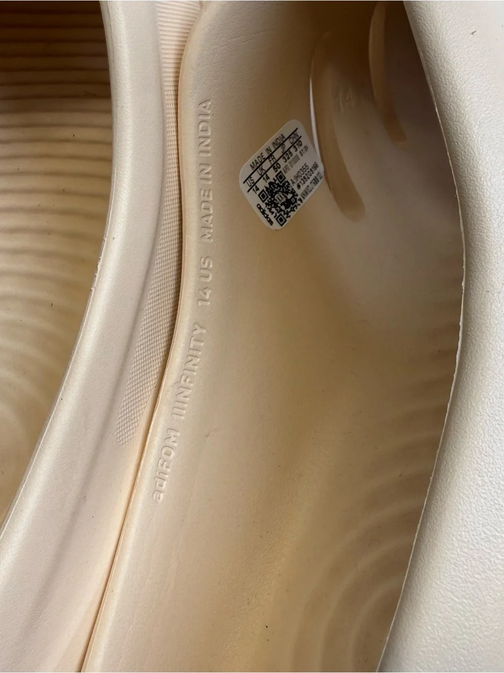 Adidas Originals AdiFom Infinity Mule Sand IH0355 Slip On Kobe Tan Sz 14 New NWT - Picture 6 of 9